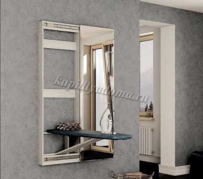 Гладильная доска Смарт купе с зеркалом (Лоредо)