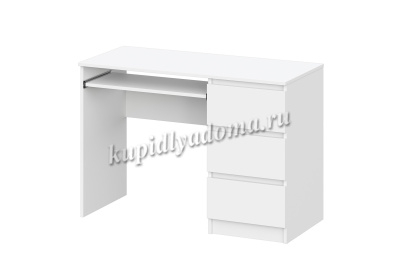 Стол компьютерный Ницца НЦ.11 (Белый)