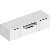 Тумба ТВ Вита 1600*520*420 (Белый лофт/Софт айс)