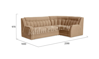 Угловой диван-кровать Блистер 2 ДУ (2 кат.)