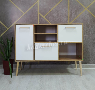 Комод Фиджи (Дуб крафт/Белый)