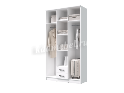 Шкаф Трио без зеркал (Белый)