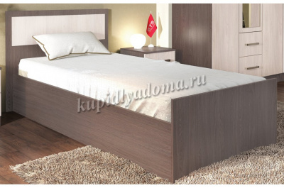 Кровать Фиеста 1.2 (Ясень шимо темный/Ясень шимо светлый) 