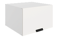 Шкаф навесной антресоль Джаз 36.36  L600 H360 (1 дв. гл. гориз.) (Белый)