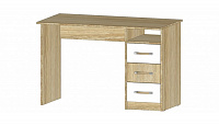 Стол Буратино с ящиками (Дуб сонома/Белый)
