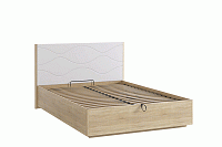 Кровать Зара 1.4 люкс (Дуб сонома/Белый)