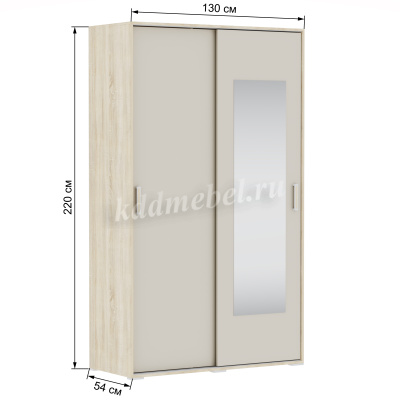 Шкаф-купе Бланка (Дуб сонома/Кашемир)