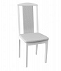 Стул с мягкой спинкой (Белый/Белый Пунто)