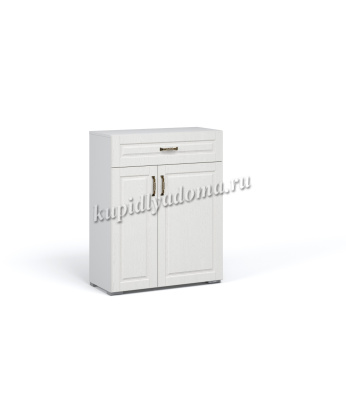 Комод Лацио П 2 дв 1 ящ (Белое дерево)