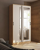 Шкаф-купе Стиль-2 1200 (Дуб крафт золотой/Кашемир) 