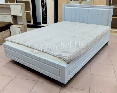 Кровать Вита 1.4 с настилом (Силк маус серый)
