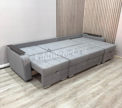 Угловой диван Евро ПДУ трансформер с оттоманкой (2 кат) Б