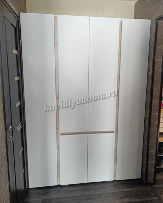 Шкаф распашной  Сура-2 1.5 (Белый/Дуб сонома)