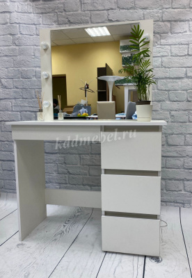 Косметический стол с подсветкой Сура (Белый)