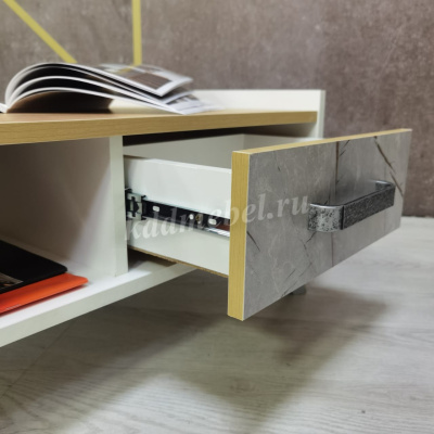 Стол журнальный Микс-1 (Дуб бунратти/Герион)