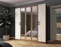 Шкаф Вегас 2000 (Дуб крафт табачный/Дуб крафт белый)