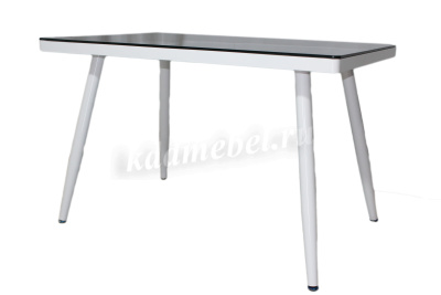 Стол обеденный DT-10 (Черный/Белый) 