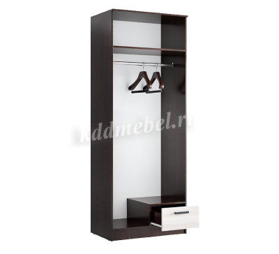 Шкаф Адель 0.8 (Ясень шимо темный/Ясень шимо светлый)