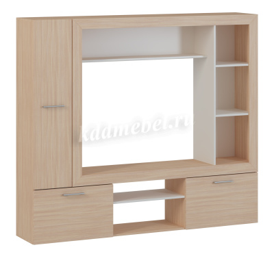 Гостиная Оскар 3 (Дуб сонома/Белый)