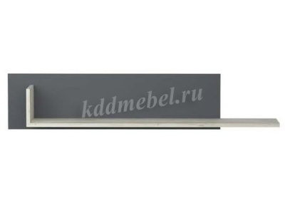 Полка навесная ПКС-12 (Дуб крафт белый/Антрацит)