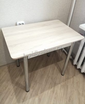 Стол обеденный прямоугольный (Дуб выбеленный)