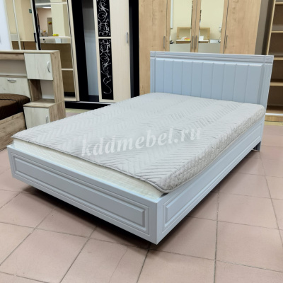 Кровать Вита 1.4 с настилом (Силк маус серый)