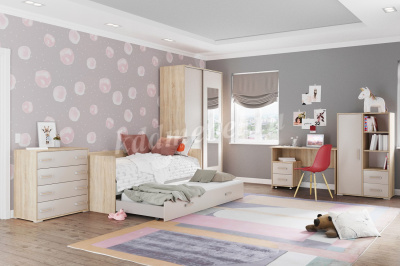 Шкаф-купе Бланка (Дуб сонома/Кашемир)