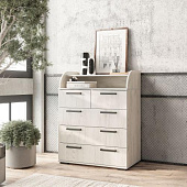 Комод Стандарт-1 NEW (Дуб крафт белый)