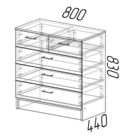 Комод К800 3,2 схема 