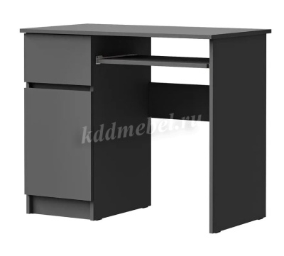 Стол письменный левый Лето МС-1 (Графит)