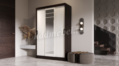 Шкаф-купе Бруно-3 (Венге/Лоредо)