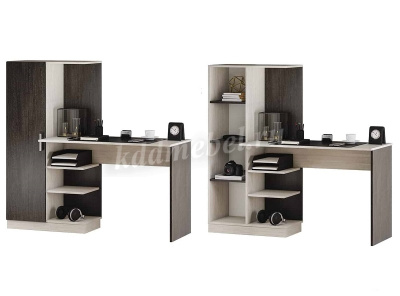 Стол компьютерный Бейсик (Венге/Лоредо)