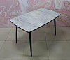 Стол обеденный пластик Solo (Азов 722 срез камня/Ноги черные)