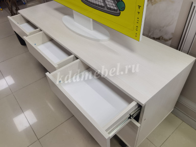 Тумба ТВ Белла-2 (Бодега белый/Металл черный)