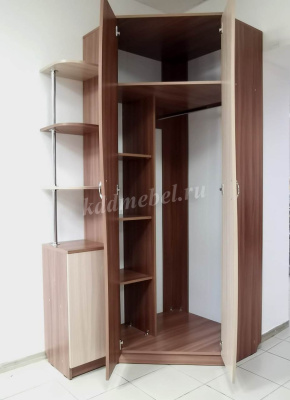 Шкаф угловой Немо левый (Ясень шимо темный/Ясень шимо светлый)