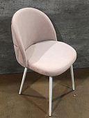 Стул обеденный Чили велюр (Пыльная роза velutto 37/Белый конус) РАСПРОДАЖА