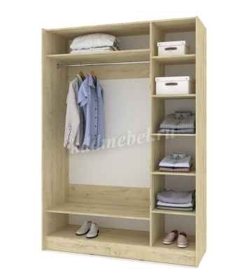 Шкаф-купе Браун Б661 1600 (Ирландский дуб) 