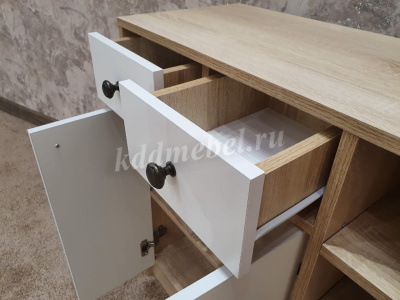 Обувница Комфорт-1 (Дуб сонома/Белый)