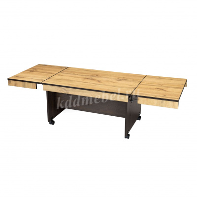 Стол Трансформер-14 (Белый/Камень Пьетра)