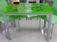 Стол обеденный В  828-2 (Зелёный) Инста