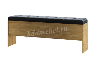Скамья Бруно с ящиком (Дуб Вотан)
