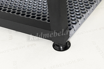 Обувница Краш (Черный муар/Белое дерево)