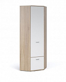 Шкаф угловой Виола (Дуб сонома/Белый)