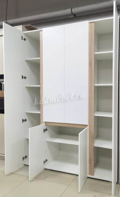 Шкаф распашной  Сура-2 1.5 (Белый/Дуб сонома)