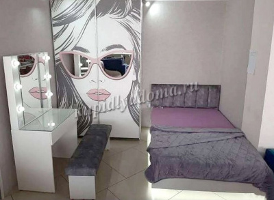 Шкаф-купе Мемори 1400 (Белый/Фотопечать)