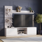 Гостиная Убер (Ясень белый/Белый)