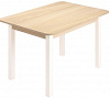 Стол обеденный Линаура ЛДСП (Ясень шимо светлый/Опора белая)