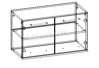 Обувница Италия 800 (Дуб сонома/Белый глянец)
