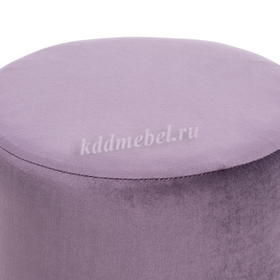 Пуф Leset Рокси МИНИ круглый со съёмным чехлом (Сиреневый велюр)