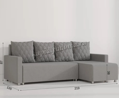 Диван-угловой Техас-2 (Серый)